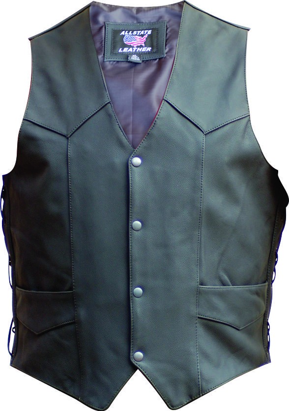 (image for) Men's panel back vest with two inside gun pockets